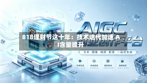 818理财节这十年：技术迭代加速 AI含量提升