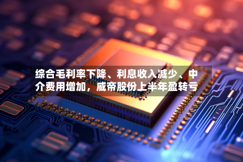 综合毛利率下降、利息收入减少、中介费用增加，威帝股份上半年盈转亏-第3张图片